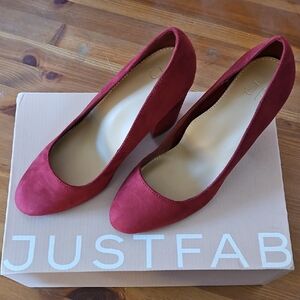 JustFab Women's Red Pumps